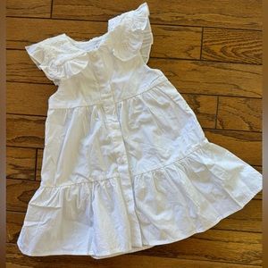 Zara White Collared Dress